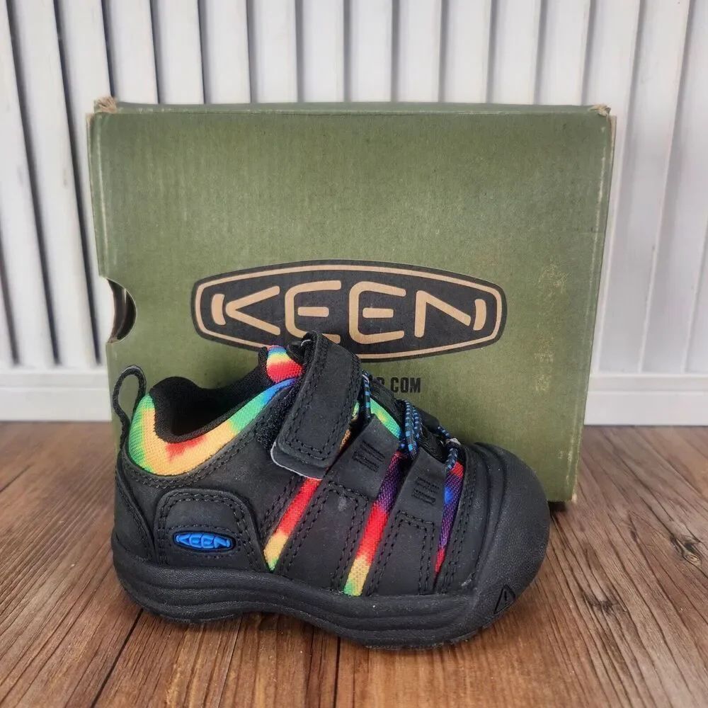Keen Newport Toddler Sz 5 Black Original Tie Dye Outdoors Water Trail Hike Shoes